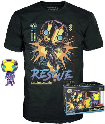 Image de Marvel Funko Funko POP  + T-Shirt - Rescue (Blacklight) S
