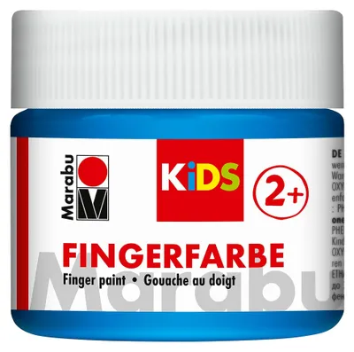 Produktbild von Marabu KiDS Fingerfarbe 100 ml blau 253