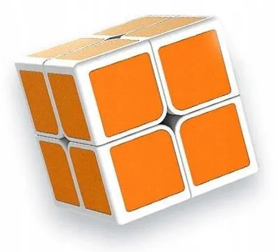 Produktbild von QiYi OS Cube Orange Logikwürfel 2x2