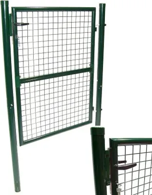 Produktbild von Gartentor Zauntor Pforte 100X120 Schloss Zaun 56728 Gartenzaun Maschendrahtzaun