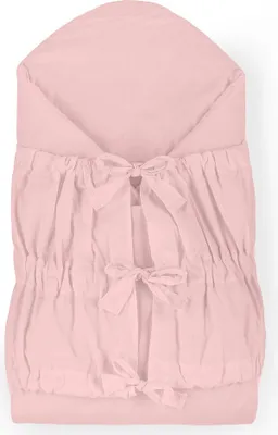 Obrázok produktu pre PETITE&MARS Zavinovačka šnurovacia Nurse s pevnou kokosovou vložkou Dusty Pink 75x75 cm