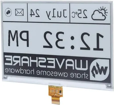 Productafbeelding van E-Ink Display - E-Paper Scherm - Elektronische Weergave - Laag Stroomverbruik - 75 Inch - Zwart Wit