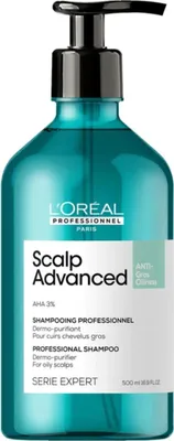 Produktbild von L'Oréal Professionnel Serie Expert Scalp Advanced Anti-Grass Oiliness Shampoo 500 ml