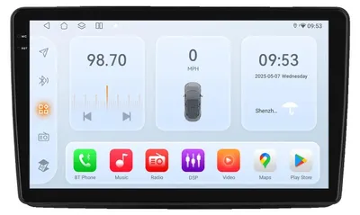 Obrázek produktu pro Multimediální přehrávač do auta, dotykový displej, inteligentní obrazovka, kompatibilní s modelem Fiat Panda (2003-2012), model QS8 KI AHDC2