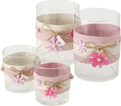 Produktbild von Boltze Gruppe Rosella Windlicht sortiert 8 cm (1 Stück)