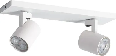 Produktbild von Strahler Doppelt Schwenkbar Aluminium Gylu für Glühbirne GU10 Weiß