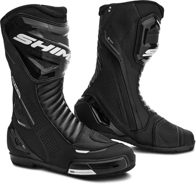 Zdjęcie produktu dla Buty motocyklowe SHIMA RX-3, czarne/białe, rozmiar 45