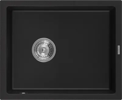 Produktbild von Mexen Pedro 1-Becken-Granit-Spüle 560 x 460 mm, Schwarz - 6508561000-77