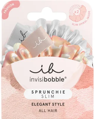 Immagine prodotto di invisibobble elastico per capelli Sprunchie Slim Bella Chrome, 2 pz