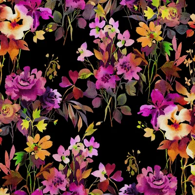 Obrázek produktu pro OUTDOOR DECOSTOFFE OXFORD - Motiv botanického vzoru I DX026