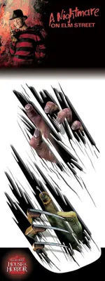 Imagen del producto de Calcomanías de Freddy Krueger, decoración de Halloween, varios colores - Talla única