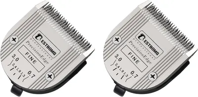 Image de Lames de tonte pour chiens professionnelles 5-en-1 - Longueur de coupe réglable de 0,7 à 3 mm