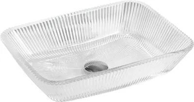 Produktbild von Mexen Tiva Glaswaschbecken Aufsatzwaschbecken 46 x 33 cm, transparent - 24184600