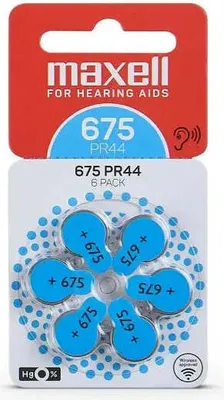 Zdjęcie produktu dla Maxell 790420, Jednorazowa bateria, PR44, 6 szt., Blister