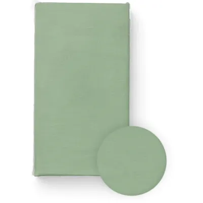Zdjęcie produktu dla Prześcieradło na łóżeczko 120x60 cm Jersej Zielone / Bocioland