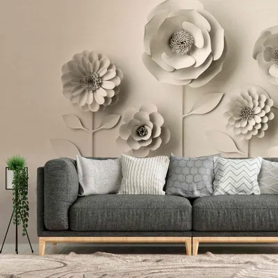 Produktbild von A.S. Creation Livingwalls Fototapete The Wall 382931 Eine Rolle Ein Motiv 3.71 x 2.80 m 3D Tapete Beige