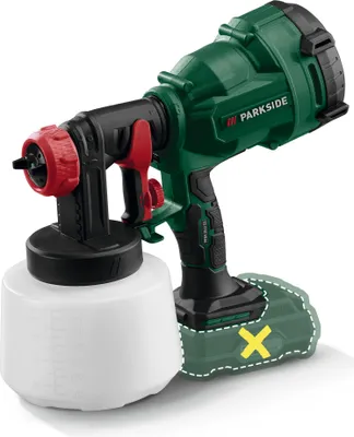 Produktbild von PARKSIDE®20 V Akku-Farbspritzpistole
