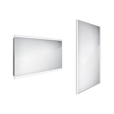 Image de Miroir de salle de bain LED avec éclairage Nimco 120 x 70 cm ZP 12006