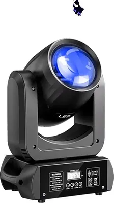 Obrázek produktu pro Pohyblivý světlomet, výkonná LED, ovládání DMX512, 1ks světla, zástrčka EU