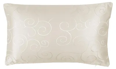 Produktbild von Kissenbezug 30x50 cm champagner Damast Circle Deko Kissenhülle mit Reißverschluss