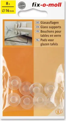Produktbild von Glasauflagen transparent fix-o-moll