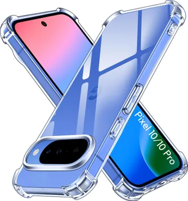 Produktbild von Hülle für Google Pixel 10 / Google Pixel 10 Pro - Stoßfeste Transparent Handyhülle Kratzfest Schutzhülle Ultra Dünn Phonillico®