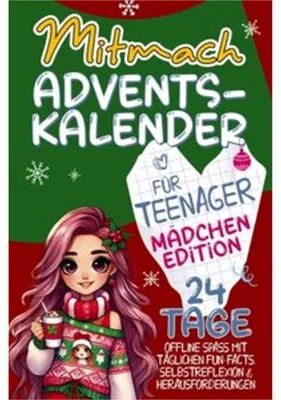 Produktbild von Mitmach-Adventskalender für Teenager - Mädchen Edition.