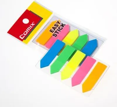 Immagine prodotto di Segnalibri autoadesivi fluorescenti 5x44x12mm D7015