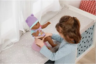 Immagine prodotto di BABY born Eva 43 cm, bambola bebè con 10 funzioni e accessori, 3+ anni