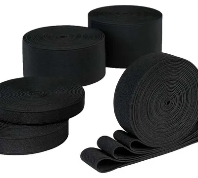 Zdjęcie produktu dla Gumki receptowe, wszechstronne zastosowanie, wysoka elastyczność, czarne, 50 mm, 8 metrów