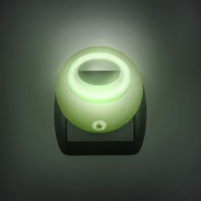 Zdjęcie produktu dla Nocna lampka LED z czujnikiem zmierzchu – automatyczne włączanie/wyłączanie gniazdka – energooszczędne oświetlenie LED 1 W – Gropen – kompaktowa lampka nocna do przedpokoju, sypialni i pokoju dziecięcego [20275GR]