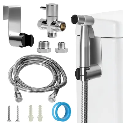 Produktbild von Tragbares Bidet-Sprühset aus Edelstahl für die Körperpflege