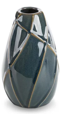 Zdjęcie produktu dla Wazon ceramiczny TEO 12X12X20 turkusowy