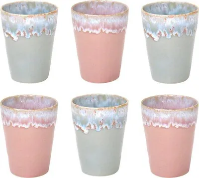 Image de Costa Nova Grespresso, ensemble de 6 gobelets élégants pour latte-macchiato, capacité de 380 ml