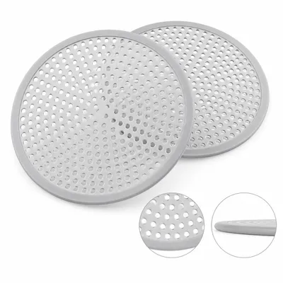 Produktbild von 2 Stück Duschabfluss Haarfänger Edelstahl, ideal für Dusche & Badewanne gegen Haare & Verstopfungen