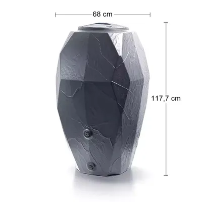 Obrázok produktu pre nabbi Plastový sud na dažďovú vodu ION310 310 l - antracit