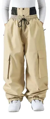 Imagen del producto de Pantalones de esquí y snowboard de corte holgado para mujeres y hombres