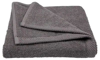 Zdjęcie produktu dla Ręcznik – ręcznik kąpielowy – szary – 50 x 100 cm – ręcznik bawełniany – 400 g/m²