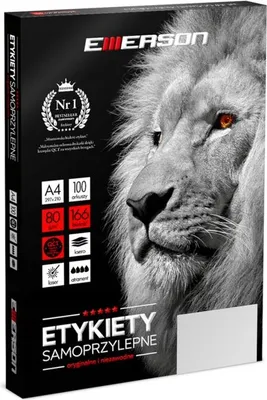 Obrázek produktu pro Etykiety samoprzylepne A4 66 x 33,8 mm 100 arkuszy