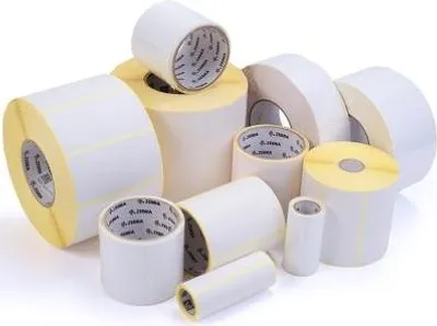 Immagine prodotto di Zebra 3004608, Bianco, Etichetta autoadesiva, Carta, Trasferimento termico, Permanente, Universale