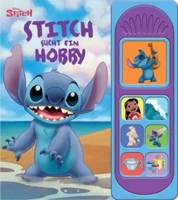 Image de Disney Stitch - Stitch sucht ein Hobby - Soundbuch - Pappbilderbuch mit 7 Geräuschen
