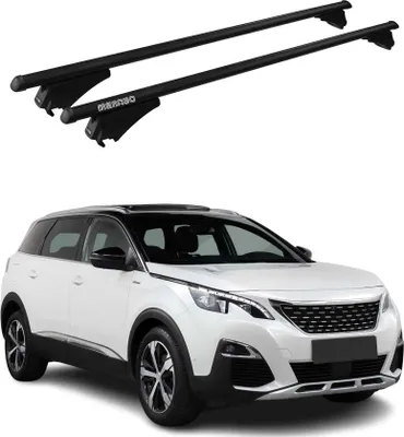 Immagine prodotto di Barre portatutto trasversali Tiger per Peugeot 5008 II 2017-2020, nero