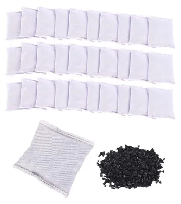 Obrázok produktu pre Filtre na báze aktívneho uhlia pre destilačný prístroj, 30 kusov, 10 g aktívneho uhlia
