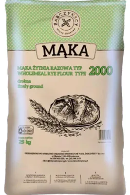 Produktbild von Feines Roggenvollkornmehl „2000“, 25 kg – Tota