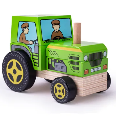 Obrázok produktu pre Stohovací traktor Bigjigs