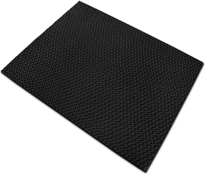 Obrázek produktu pro Hygienická rohož Protiskluzová gumová rohož Sauny Bazény Šatny Černá 90x450 cm