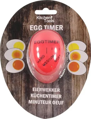 Imagen del producto de Ayudante de cocina, temporizador para huevos, con indicador de color
