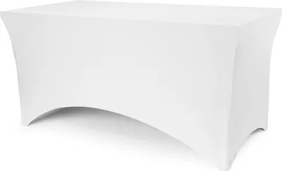 Produktbild von Tischhusse 183x76cm rechteckig Weiß