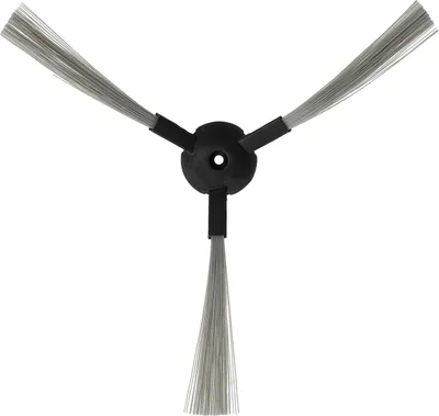 Produktbild von vhbw Seitenbürste kompatibel mit MyGenie XR210 Saugroboter - schwarz / weiß, 3-armig