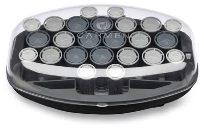 Zdjęcie produktu dla Carmen Elegance Pro Roller Set, Czarny, Szary, Biały, 24 szt., 300 s, 360 W, 2,02 kg, 170 mm